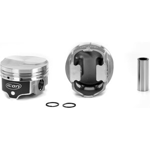 Icon Pistons - IC10007-.040 - BBC Dome Piston Set 4.165 Bore  +17cc