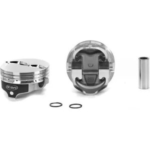 Icon Pistons - SIC837L.033 - BBM Left Single Piston 4.375 Bore  - Dished