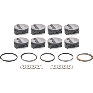 Mahle Pistons - 930201125 - SBC FT Powerpak Piston Set 4.125 Bore -5cc