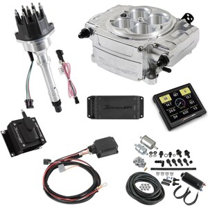 Holley - 550-510-3PK-SBC - Sniper-2 EFI Master Kit w/SBC Ignition Polished