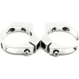 Vapor Trapper - BC25SIL-2 - Billet Clamp 2.5 inch Silver 2 Pack