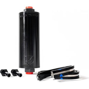 Vapor Trapper - VT6BLK-3/8-B - Basic Install Package 6in Black w/Dell Clamps