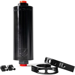 Vapor Trapper - VT6BLK-3/8-P - Premium Install Package 6in Black Black Clamps