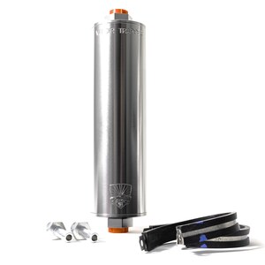 Vapor Trapper - VT8SIL-3/8-B - Basic Install Package 8in Silver w/Dell Clamps