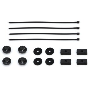 Ti22 Performance - TIP5186 - Radiator Screen Mounting Kit Ste of 4 Black Nylon