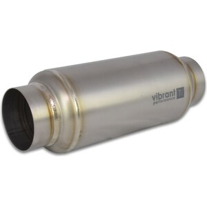 Vibrant Performance - 17530 - Resonator  3in Inlet/ Outlet x 12in Long