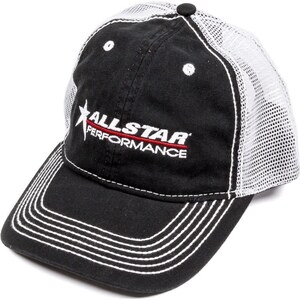 Allstar Performance - ALL99959 - Allstar Hat with White Mesh Back