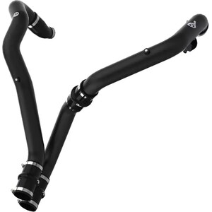 AFE Power - 46-20298-B - Intercooler Pipe - Aluminum - Black Powder Coat - Turbocharger to Intercooler - Ford EcoBoost V6 - Ford Fullsize Truck 2017-20