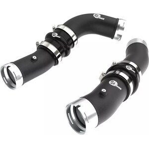 AFE Power - 46-20724-B - Intercooler Pipe - Aluminum - Black Powder Coat - Turbocharger to Intercooler - Toyota 4-Cylinder - Toyota Midsize Truck 2022-25