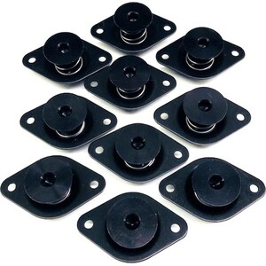 Drag Race Solutions - 4010-500E-B - Qtr Turn Self Eject Alm Fastener Large Hex Head