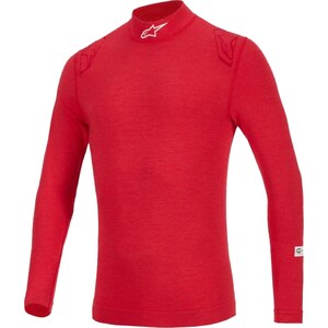 Alpinestars USA - 4750325-30-X2X - Undearwar Top ZX EVO V3 Red Lrg/2-Xlrg Long Slve
