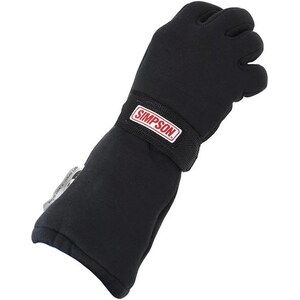 Simpson Safety - 37017ZK - Glove Holeshot-22 2X-Lrg Black SFI-20