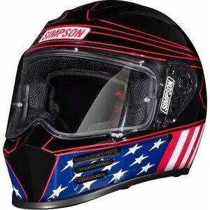 Simpson Safety - SPBAM1MD - Helmet Americana Classic Speed Bandit Medium