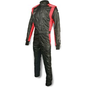 Impact - 24219307 - Suit  Racer Small Black/Red