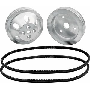 Allstar Performance - 31083 - 1:1 Pulley Kit for use w/o Power Steering