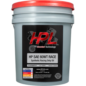 HPL Motor Oil 60WT Race 5 gal (18.92l)