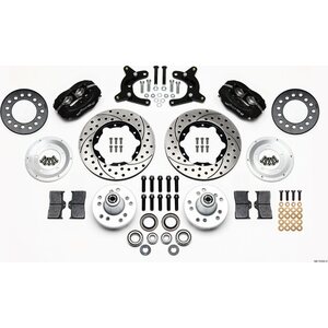 Wilwood - 140-11022-D - HD Front Brake Kit 62-72 A Body Drum Spindle