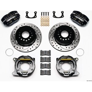 Wilwood - 140-13181-D - P/S Rear Brake Kit New Big Ford Drilled 2.5in