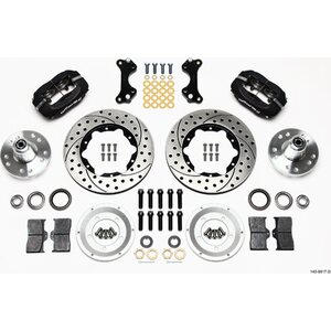 Wilwood - 140-9917-D - Brake Kit Front WWE Pro Spindle 11in Dia Rtr
