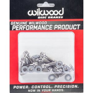Wilwood - 230-8008 - Rotor Bolt Kit Stainless Hat/Rotor Set of 12