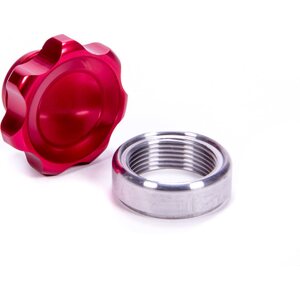 Allstar Performance - 36168 - Filler Cap Red with Weld-In Steel Bung Small