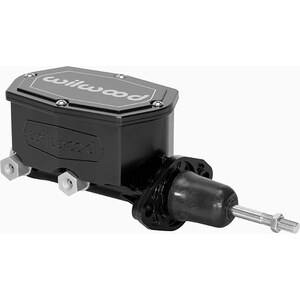 Wilwood - 260-15540-BK - Master Cylinder Tandem Compact 1.0in Bore