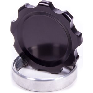 Allstar Performance - 36171 - Filler Cap Black with Weld-In Alum Bung Large