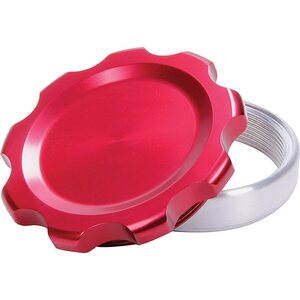 Allstar Performance - 36176 - Filler Cap Red with Weld-In Steel Bung Large
