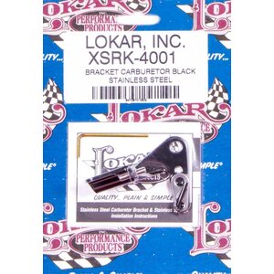 Lokar - XSRK-4001 - Black SS Carb Bracket