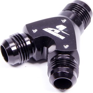 Aeromotive - 15674 - Y-Block Fitting - 8an to 2x -8an