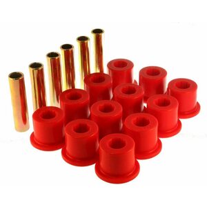 Energy Suspension - 3.2106R - Chevy Rear Spring Bushing Set Red