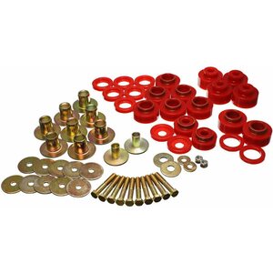 Energy Suspension - 3.4170R - Body Mount Set With Hard ware