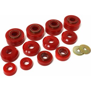 Energy Suspension - 4.4104R - Ford Body Mounts - Red