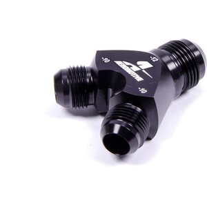 Aeromotive - 15678 - Y-Block Fitting - 12an to 2 x -10an