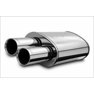 Magnaflow - 14815 - Stainless Muffler 2.25in In / Dual 3in Tips Out