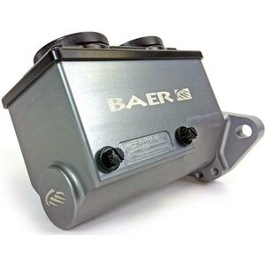 Baer Brakes - 6801238LP - Master Cylinder - Remaster - 1 in Bore - Integral Reservoir - Driver Side Port - Aluminum - Gray Anodized