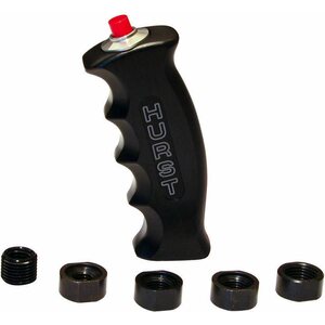 Hurst - 1536210 - Shifter Handle - Black Anodized w/Switch