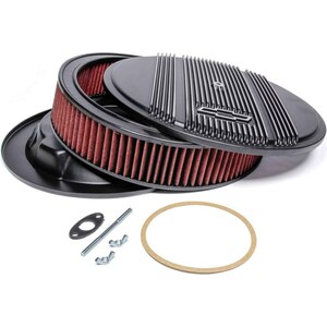 Holley - 120-172 - 14 x 3 Air Cleaner Finned Bowtie Black