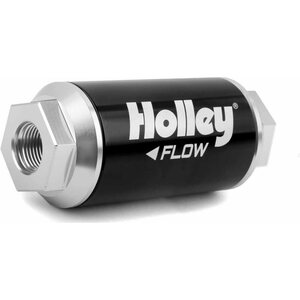 Holley - 162-554 - Billet HP Fuel Filter - -8an 10-micron 175GPH