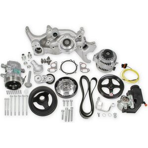 Holley - 20-185 - LS Mid-Mount Complete Engine Accessory System