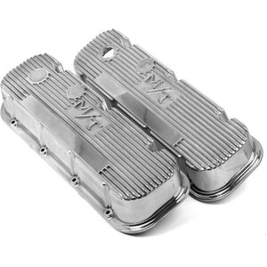 Holley - 241-84 - BBC M/T Valve Cover Set - Polished