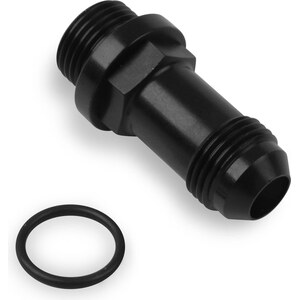 Holley - 26-153-1 - 8an Carb Inlet Fitting Long Style - Black