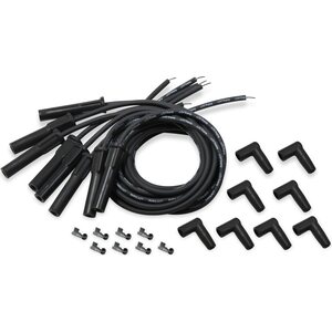 Holley - 561-113 - Spark Plug Wire Set Univ GM LS Cut to Fit - Black