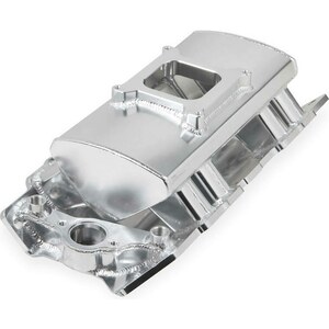 Holley - 835011 - BBC Sniper SM Fabricated Intake Manifold - Carb