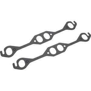Hedman - 27520 - Header Gaskets - SBC Oval Port - 1.270 x 1.620 in Oval Port - Steel Core Laminate - Small Block Chevy
