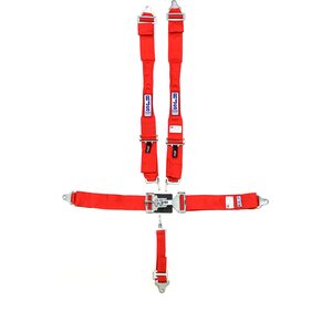 RJS Safety - 1142204 - Harness System 5 Pt Red Hans Shoulder Ind Wrap