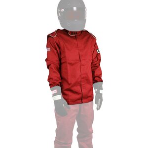 RJS Safety - 200400404 - Jacket Red Medium SFI-1 FR Cotton