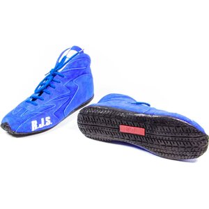 RJS Safety - 500020354 - Redline Shoe Mid-Top Blue Size 8 SFI-5