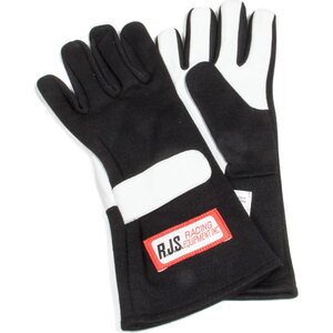 RJS Safety - 600020103 - Gloves Nomex S/L SM Black SFI-1