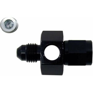 Nitrous Express - 15502 - 6an Swivel Gauge Adapter Fitting - Black
